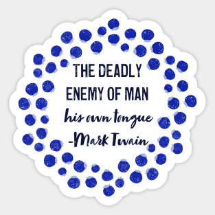 Enemy of Man Sticker